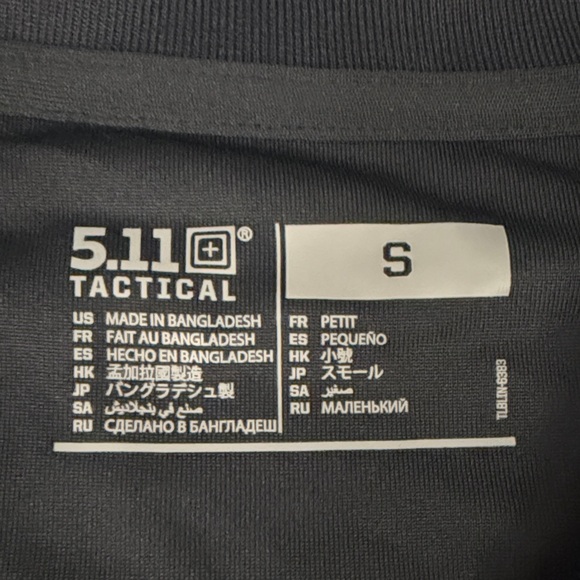 5.11 Tactical Dark Polo Shirt size small $50 - Picture 5 of 11